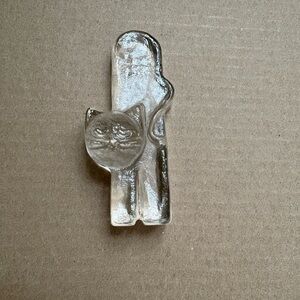 Kosta Boda, vintage glass art piece Sweden. Rare find .